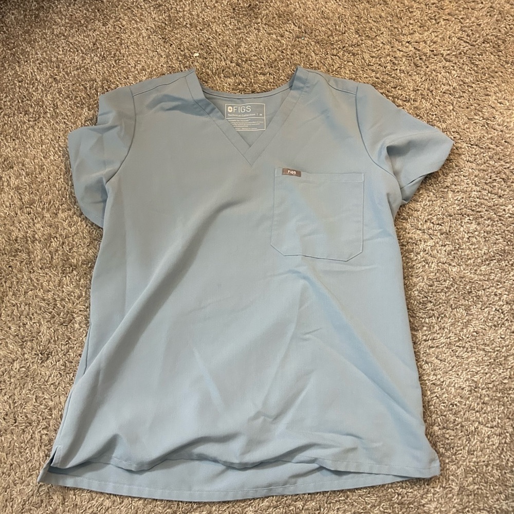 Figs One Pocket Scrub Top - space grey; size M - Picture 1 of 1